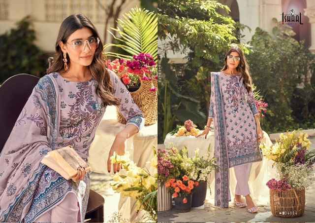 Ishaal Prints Gulmohar Vol 34 Wholesale Lawn Dress Material (10 Pc Catalouge )