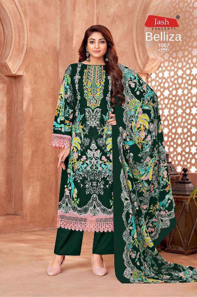 JASH BELLIZA VOL 1 COTTON DIGITAL PRINTS DRESS MATERIAL WHOLESALE PRICE ( 10 PCS CATALOG )