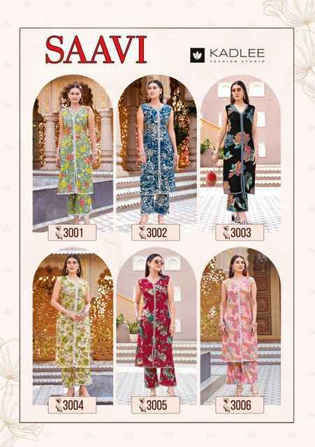 Kadlee Saavi Rayon Kurti With Bottom Wholesale Price ( 6 Pcs Catalog )