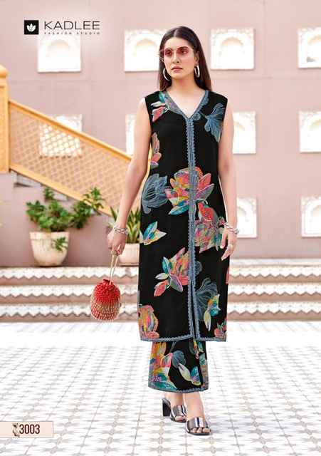 Kadlee Saavi Rayon Kurti With Bottom Wholesale Price ( 6 Pcs Catalog )