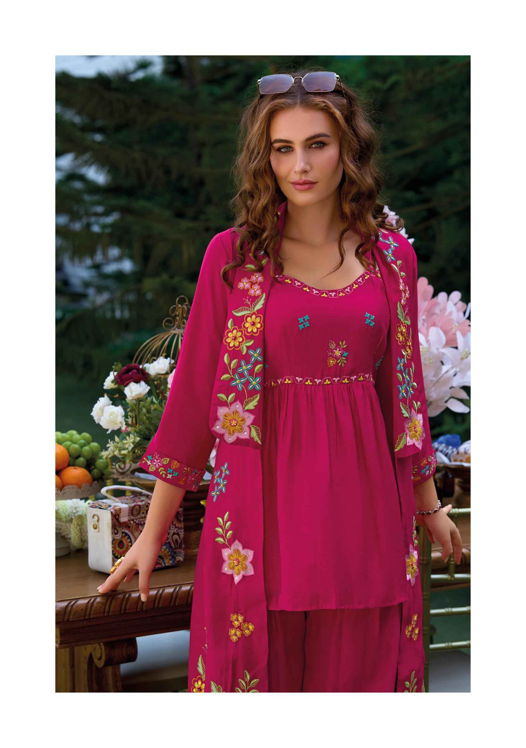 Kailee Fashion Bloom Viscouse Kurti Combo Set Wholesale Price ( 4 Pcs Catalog )