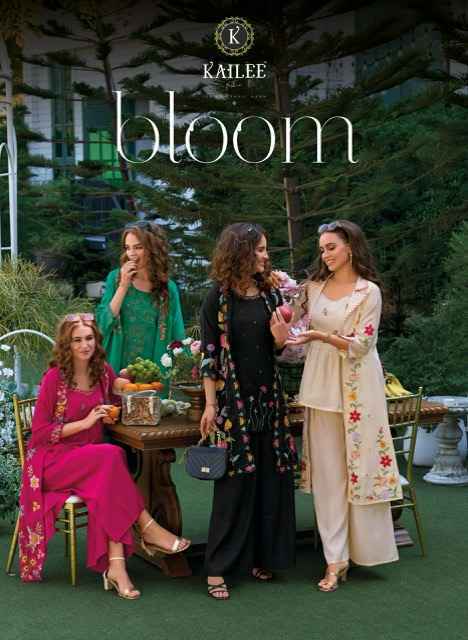 Kailee Fashion Bloom Viscouse Kurti Combo Set Wholesale Price ( 4 Pcs Catalog )