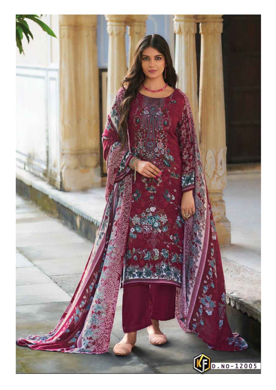 Keval Fab K Kasha Nx Hit Vol 12 Cotton Dress Material Wholesale Price ( 6 Pcs Catalog )