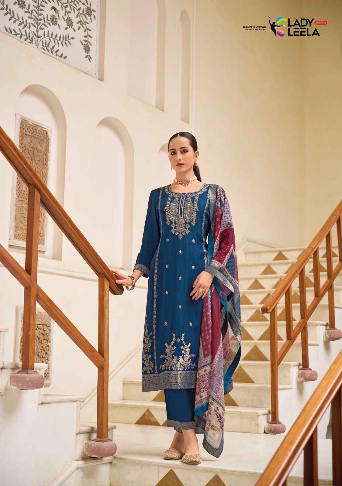 LADY LEELA LIBAAS VOL 2 PURE VISCOSE READYMADE SUITS ( 6 PCS CATALOG )