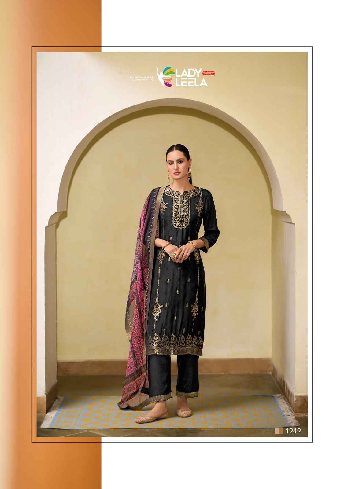 LADY LEELA LIBAAS VOL 2 PURE VISCOSE READYMADE SUITS ( 6 PCS CATALOG )