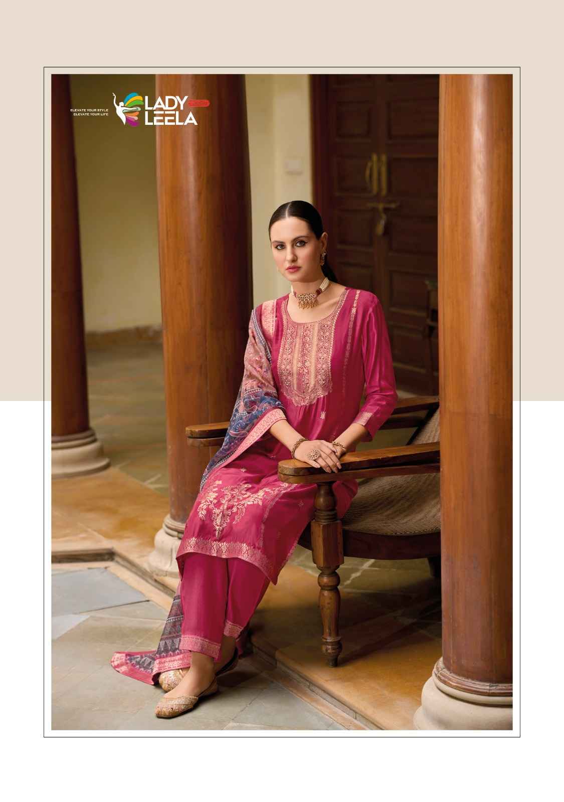 LADY LEELA LIBAAS VOL 2 PURE VISCOSE READYMADE SUITS ( 6 PCS CATALOG )