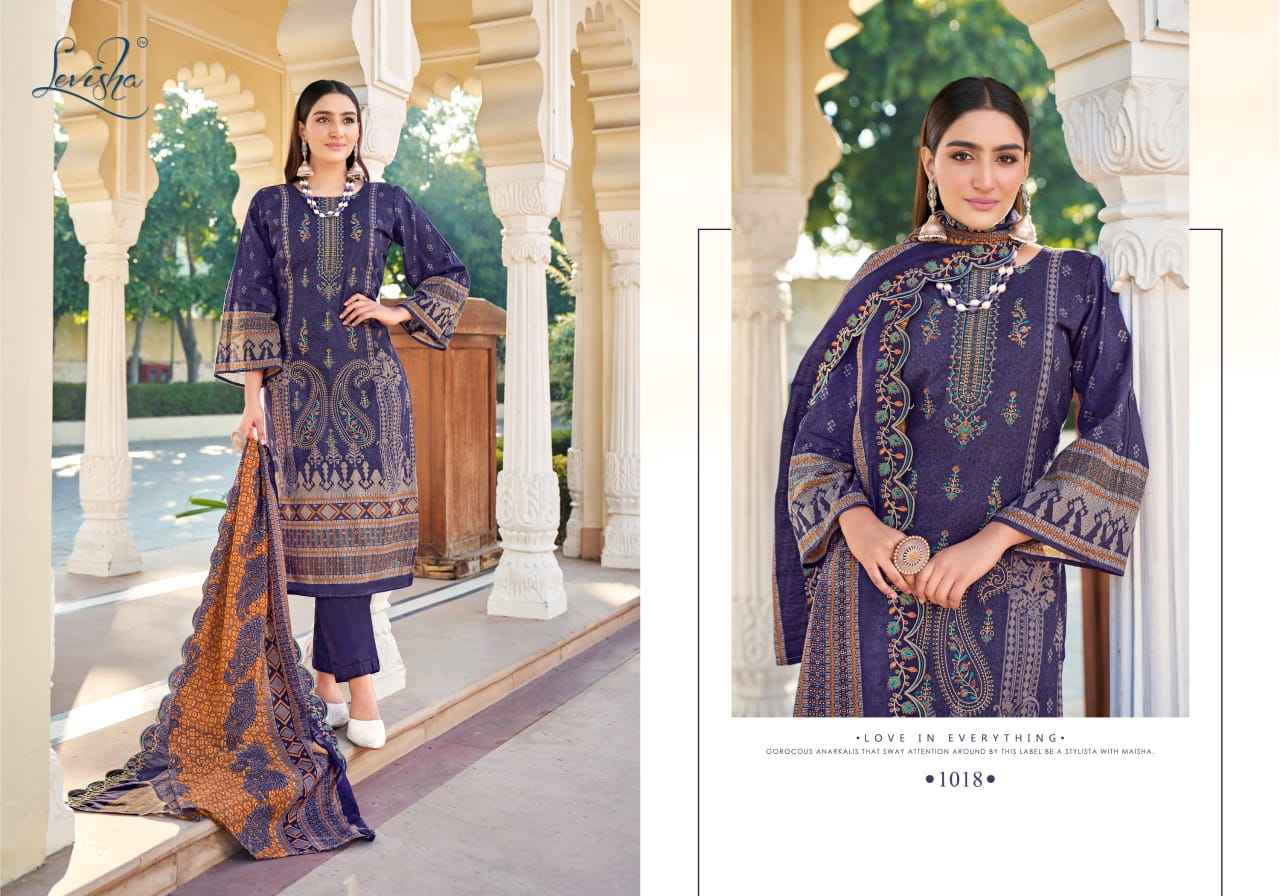 Levisha Madhubala Lawn Cotton Printed Dress Material Wholesale Price ( 8 Pcs Catalog )