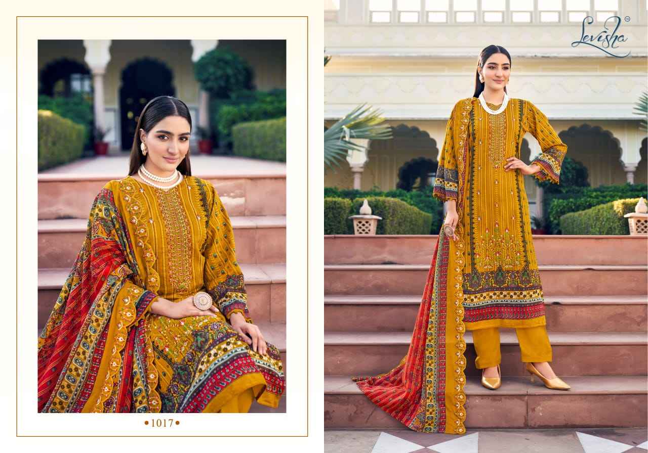 Levisha Madhubala Lawn Cotton Printed Dress Material Wholesale Price ( 8 Pcs Catalog )