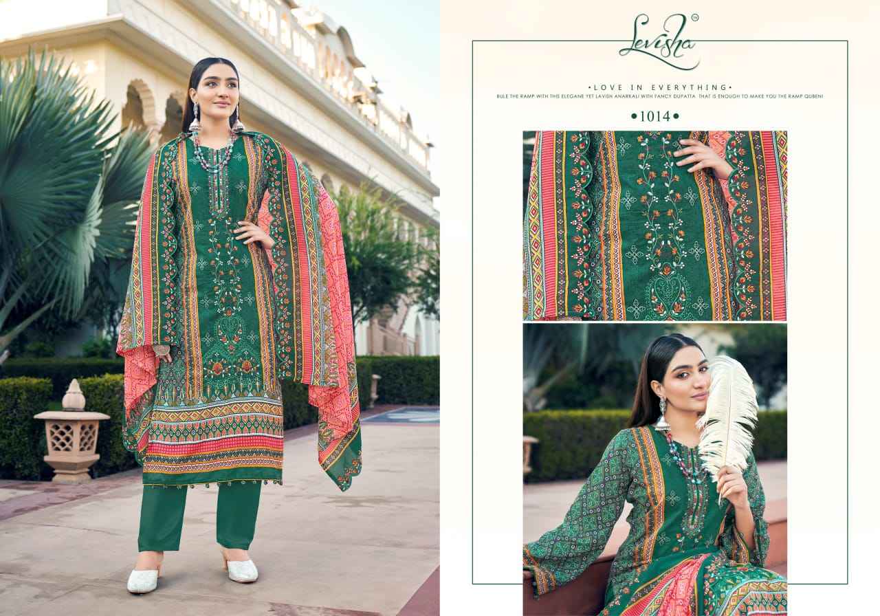 Levisha Madhubala Lawn Cotton Printed Dress Material Wholesale Price ( 8 Pcs Catalog )