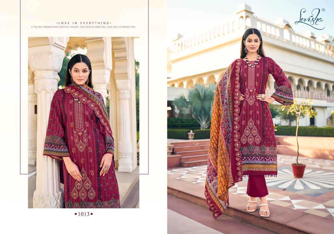 Levisha Madhubala Lawn Cotton Printed Dress Material Wholesale Price ( 8 Pcs Catalog )