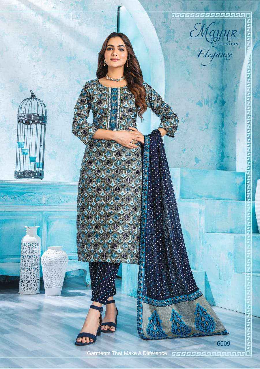 Mayur Creation Elegance Vol 6 Cotton Dress Material Wholesale Price ( 10 pcs Catalog )