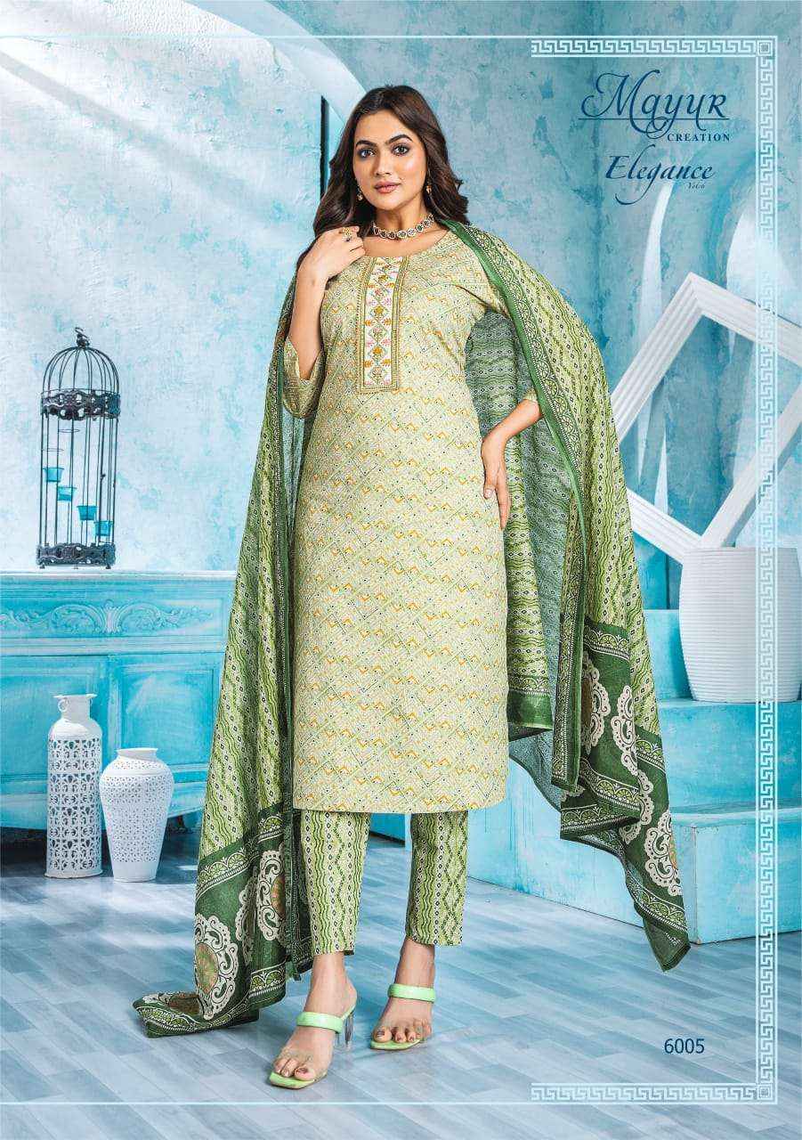 Mayur Creation Elegance Vol 6 Cotton Dress Material Wholesale Price ( 10 pcs Catalog )