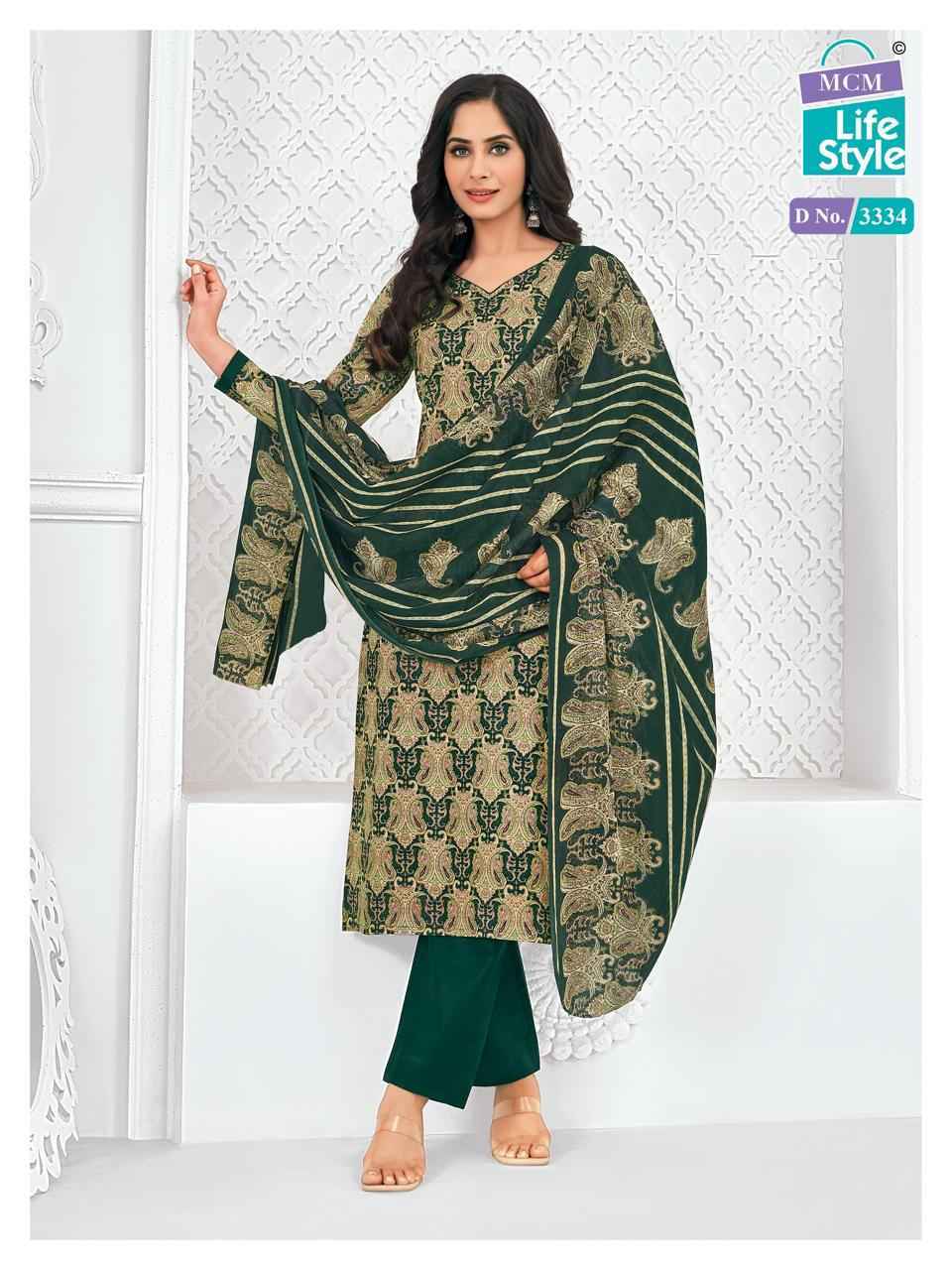 MCM Lifestyle Priyalaxmi Vol 33 Cotton Dress Material Wholesale Price ( 20 Pcs Catalog )