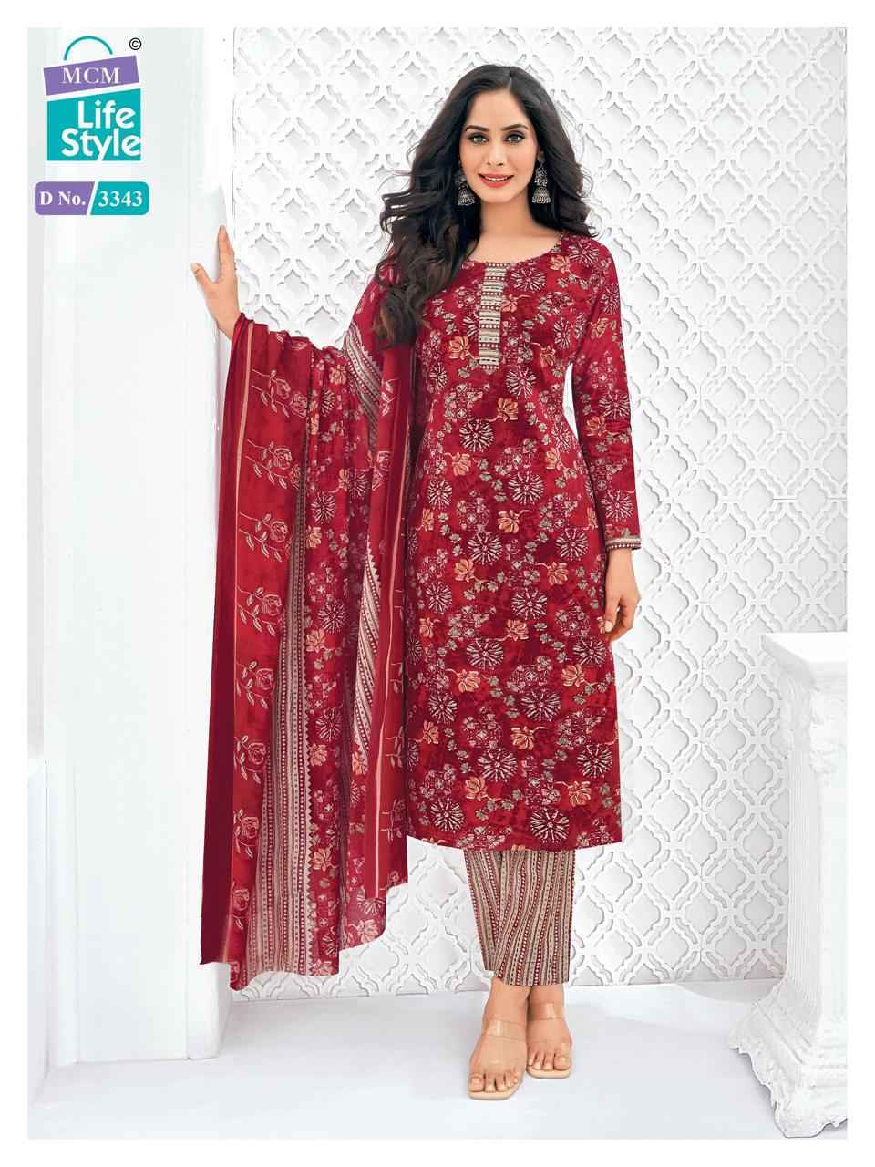 MCM Lifestyle Priyalaxmi Vol 33 Cotton Dress Material Wholesale Price ( 20 Pcs Catalog )