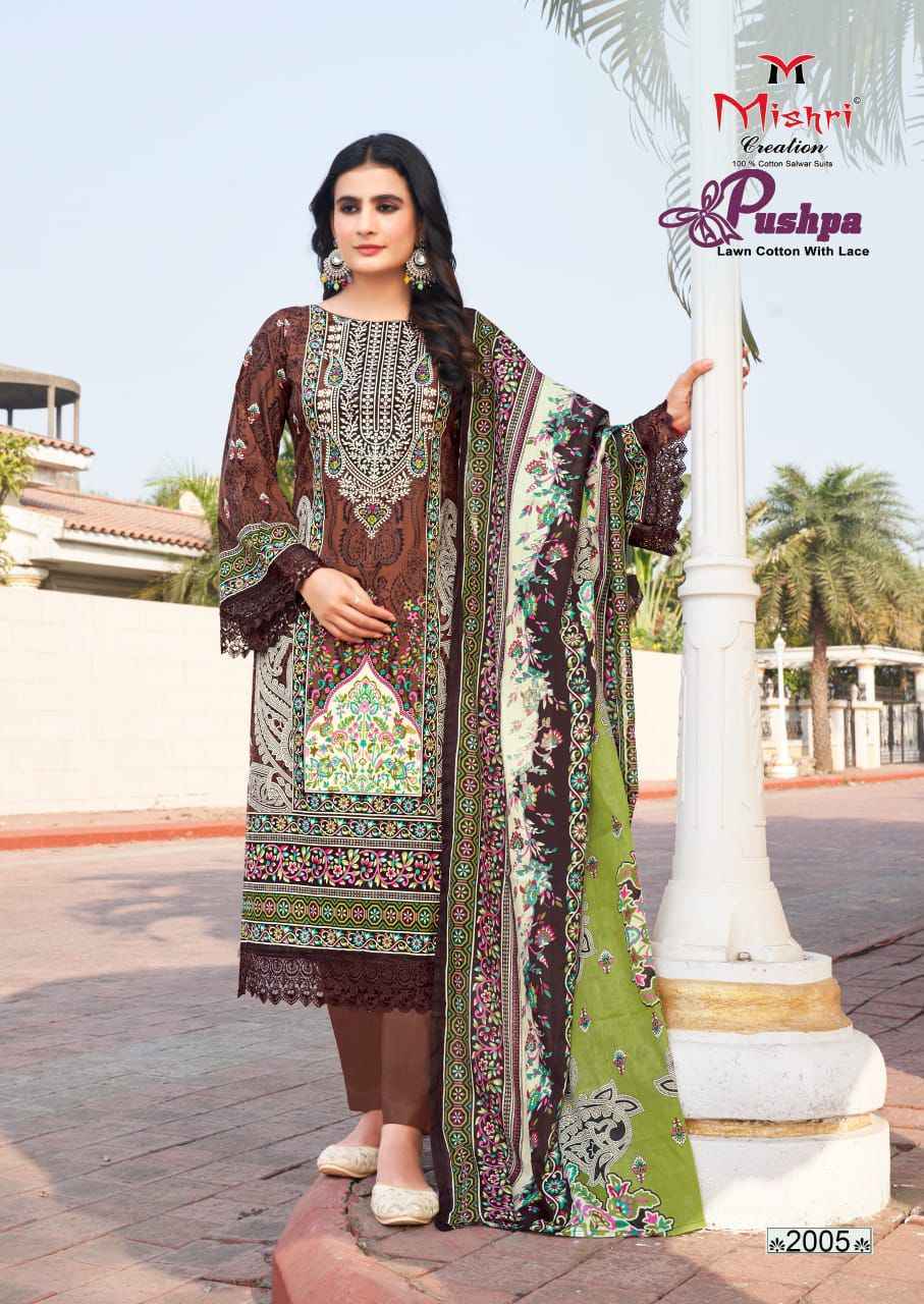 Mishri Creation Pushpa Vol 2 Cotton Dress Material Wholesale Price ( 6 Pcs Catalog )