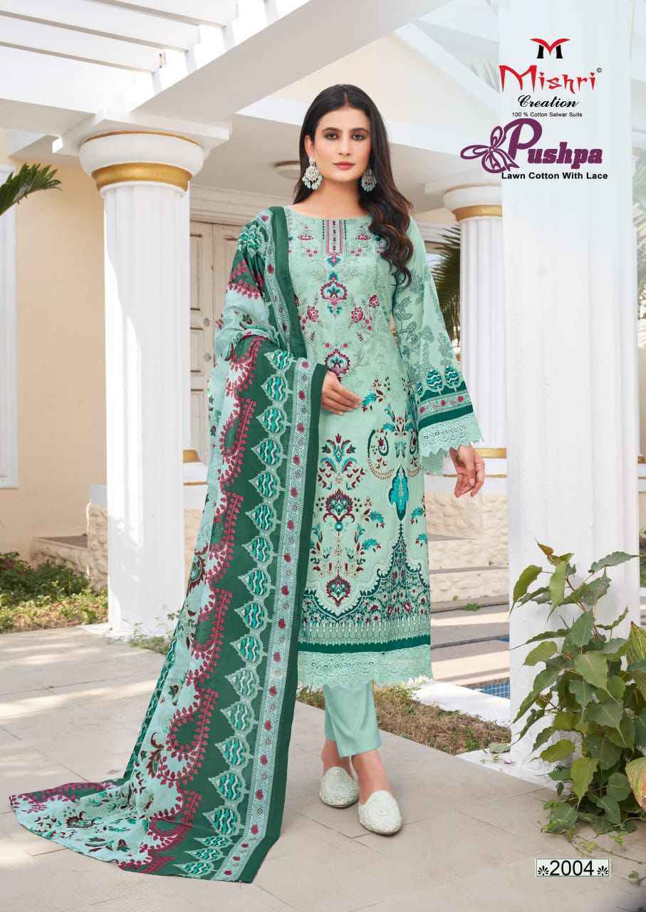 Mishri Creation Pushpa Vol 2 Cotton Dress Material Wholesale Price ( 6 Pcs Catalog )