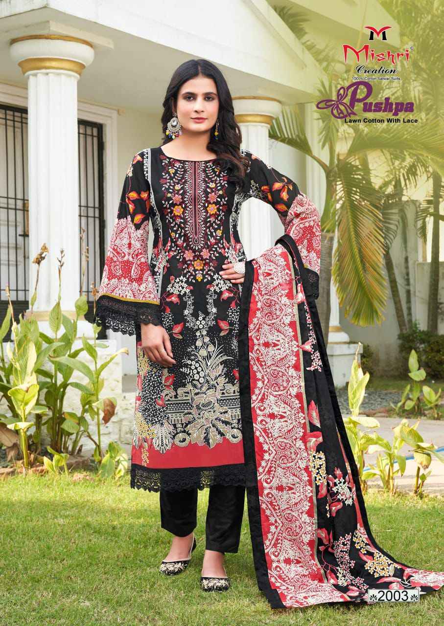 Mishri Creation Pushpa Vol 2 Cotton Dress Material Wholesale Price ( 6 Pcs Catalog )