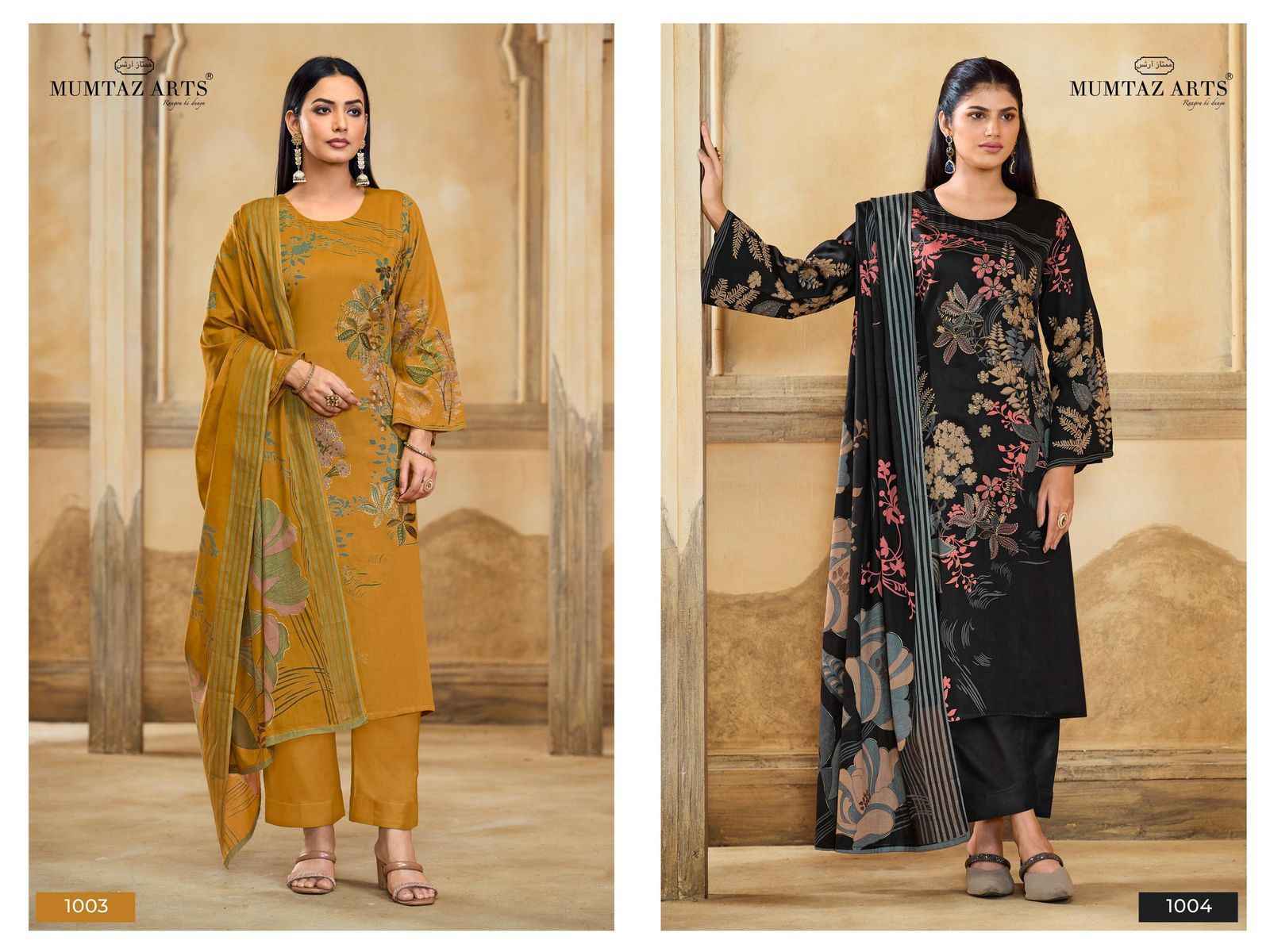 Mumtaz Arts Kayra Jam Silk Dress Material Wholesale Price ( 4 Pcs Catalog )