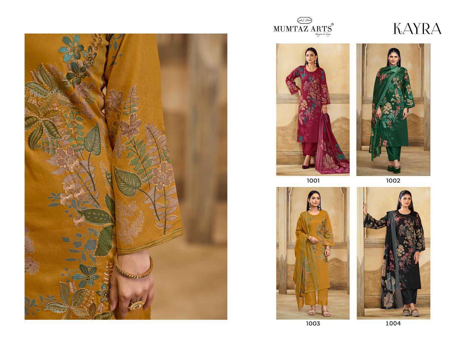 Mumtaz Arts Kayra Jam Silk Dress Material Wholesale Price ( 4 Pcs Catalog )