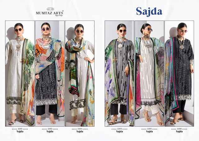 Mumtaz Arts Sajda Jam Satin Dress Material Wholesale Price ( 6 Pcs Catalog )