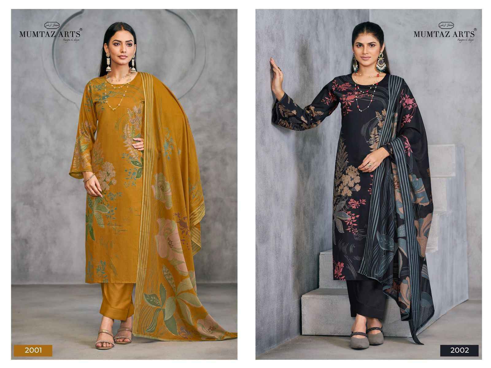 Mumtaz Arts Simran Jam Silk Dress Material Wholesale Price ( 4 pcs Catalog )