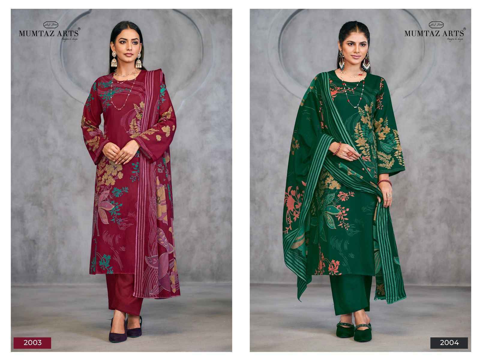 Mumtaz Arts Simran Jam Silk Dress Material Wholesale Price ( 4 pcs Catalog )