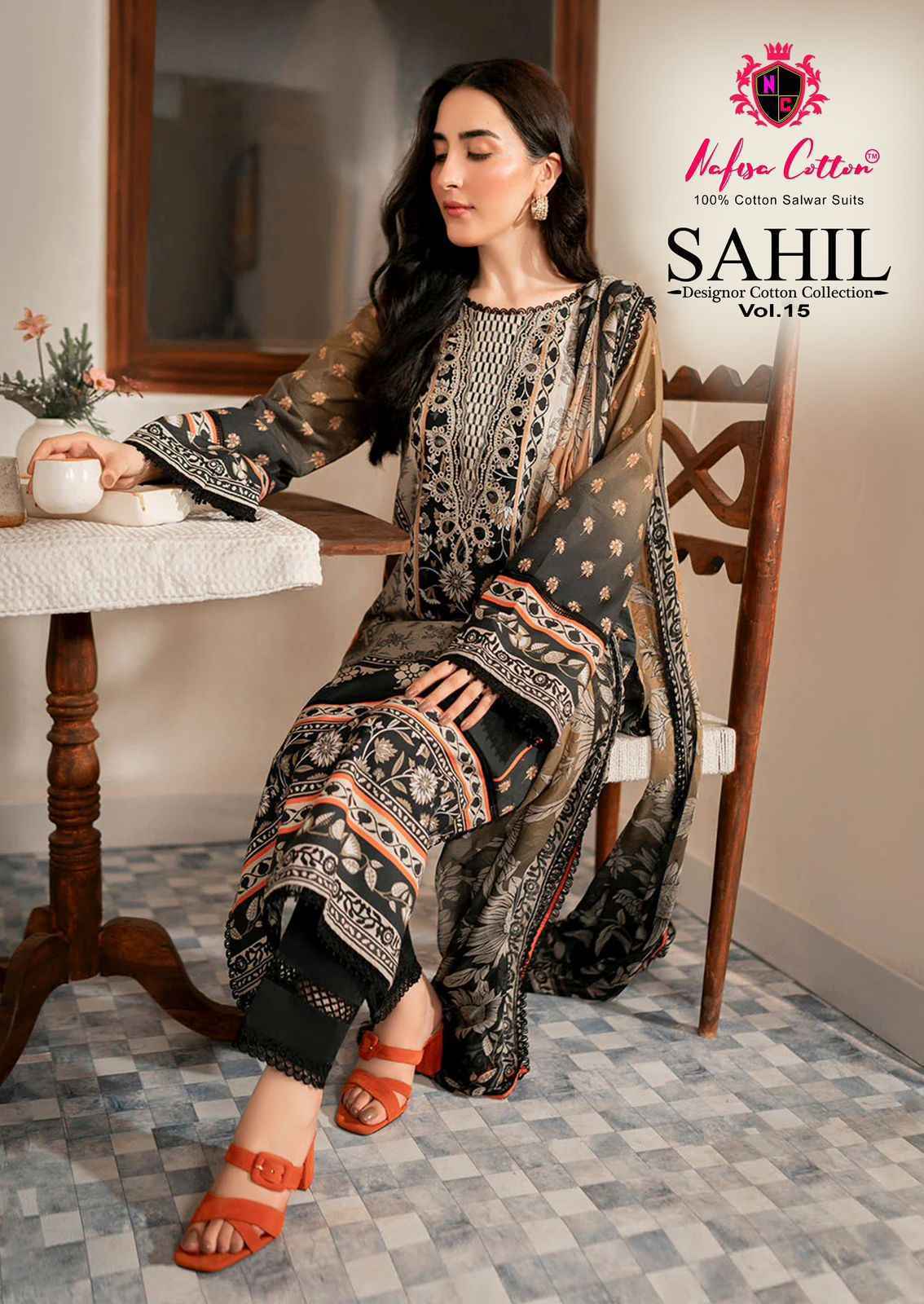 Nafisa Cotton Sahil Vol 15 Cotton Dress Material Wholesale Price ( 6 Pcs Catalog )