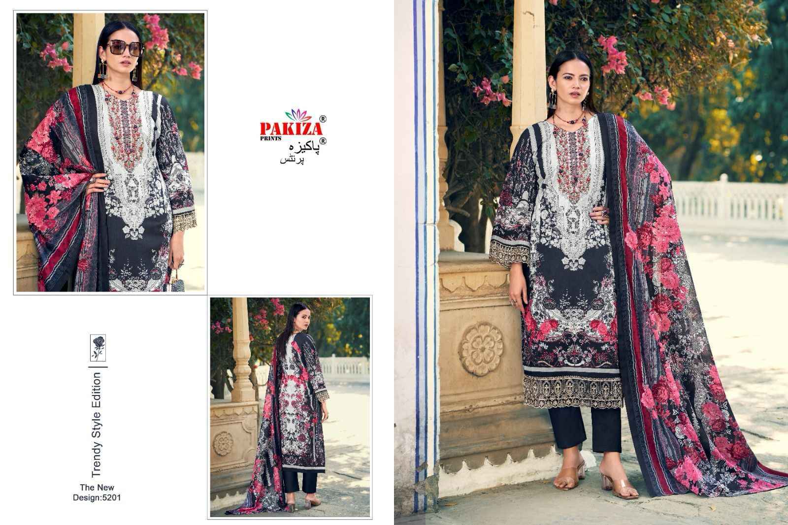 Pakiza Prints Taiyyeba Vol 52 Kashmiri Lawn Dress Material Wholesale Price ( 10 Pcs Catalog )