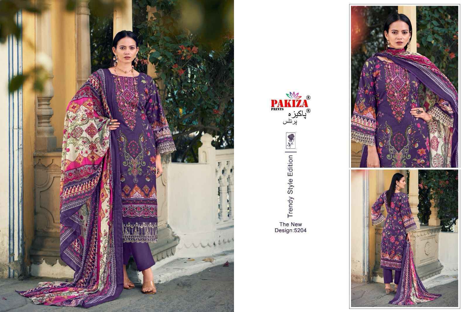 Pakiza Prints Taiyyeba Vol 52 Kashmiri Lawn Dress Material Wholesale Price ( 10 Pcs Catalog )