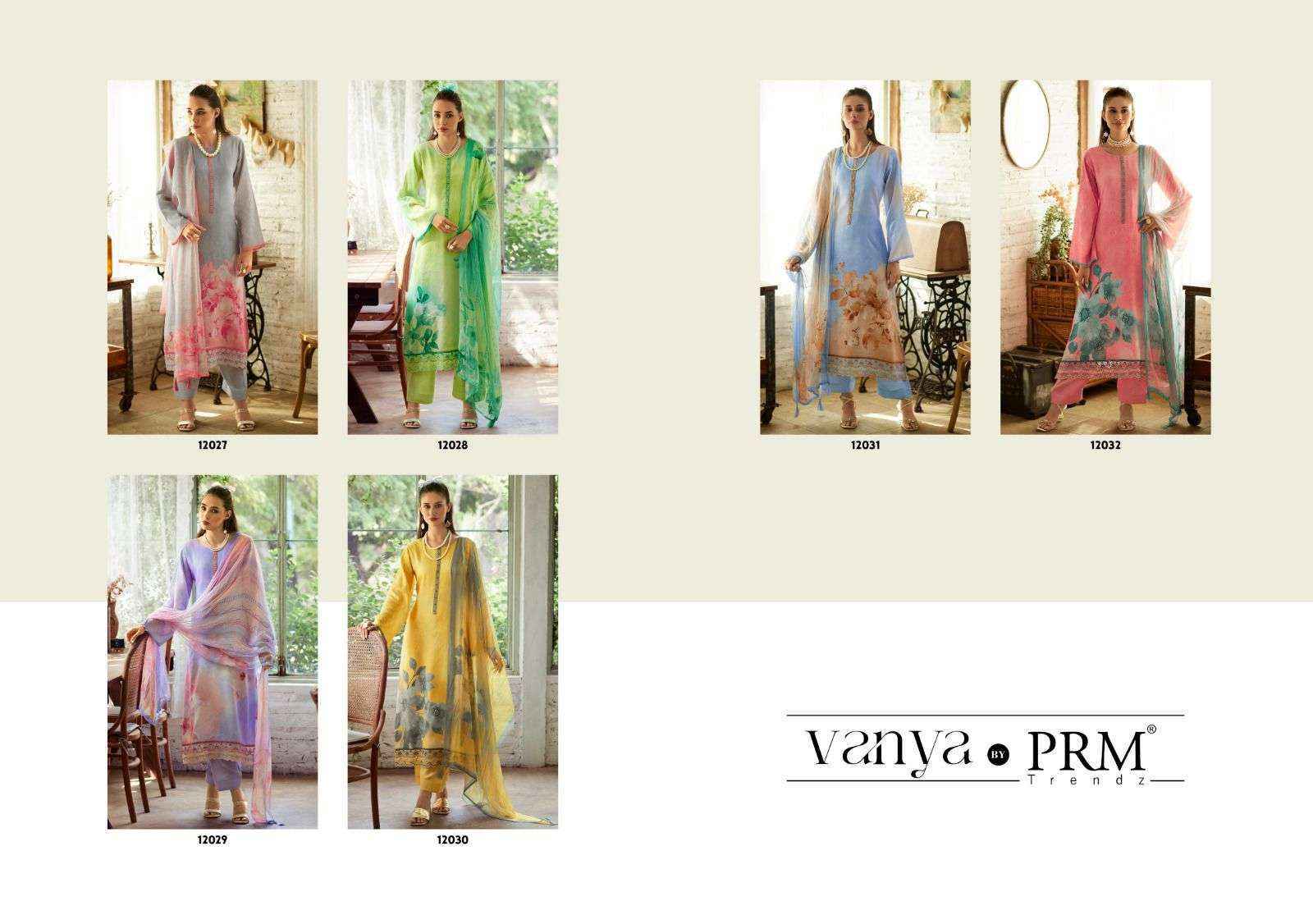 PRM Trendz Vanya Jam Cotton Dress Material Wholesale Price ( 6 Pcs Catalog )