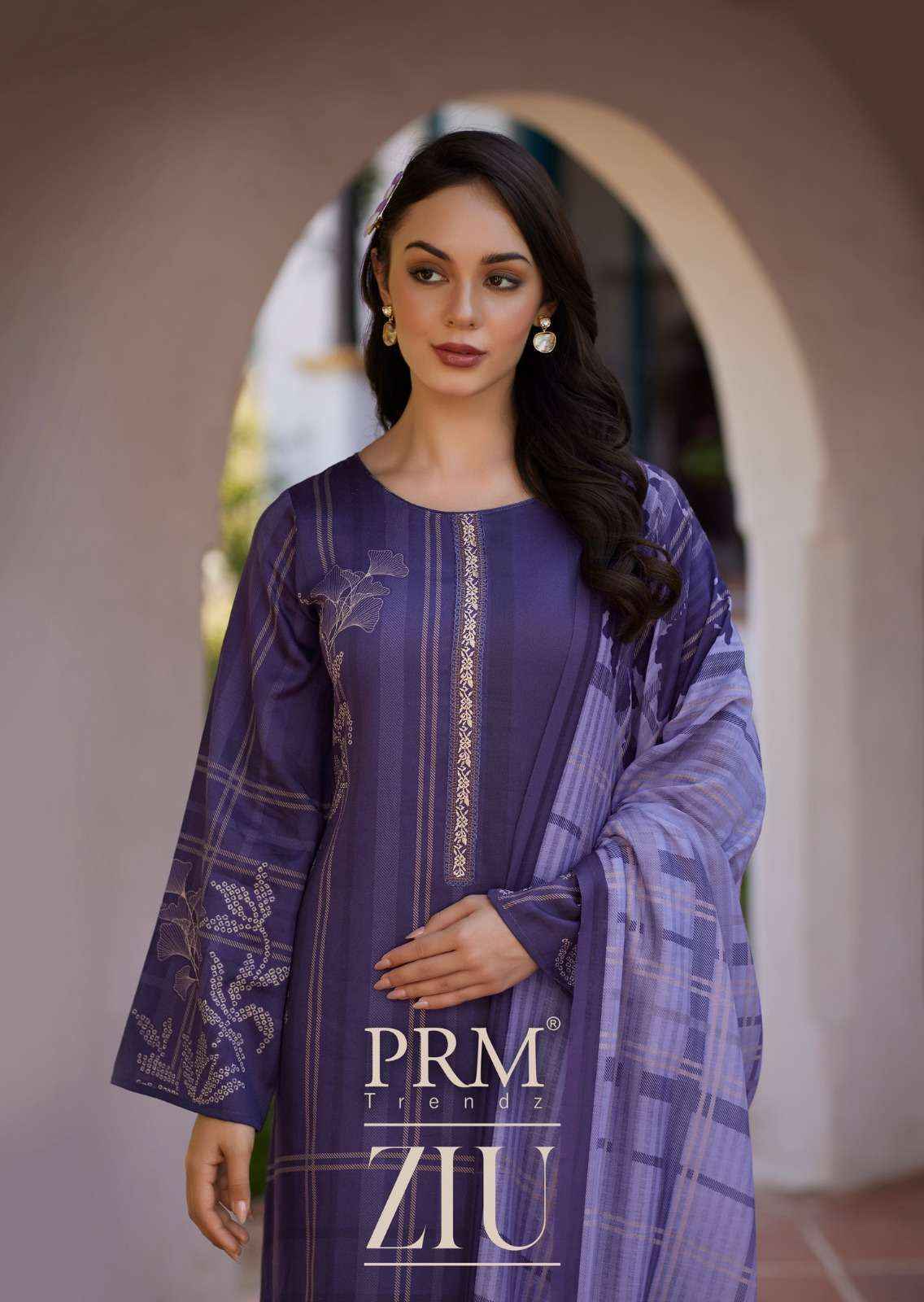 PRM Trendz Ziu Jam Cotton Dress Material Wholesale Price ( 6 Pcs Catalog )