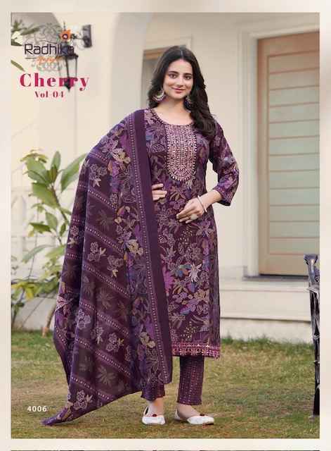 Radhika Lifestyle Cherry Vol 4 Modal Readymade Suit Wholesale Price ( 8 Pcs Catalog )