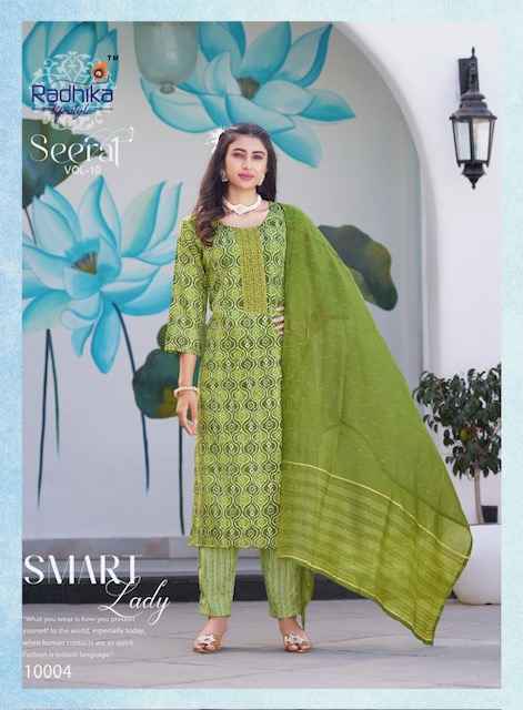 Radhika Lifestyle Seerat Vol 10 Rayon Kurti Set Wholesale Price ( 8 Pcs Catalog )