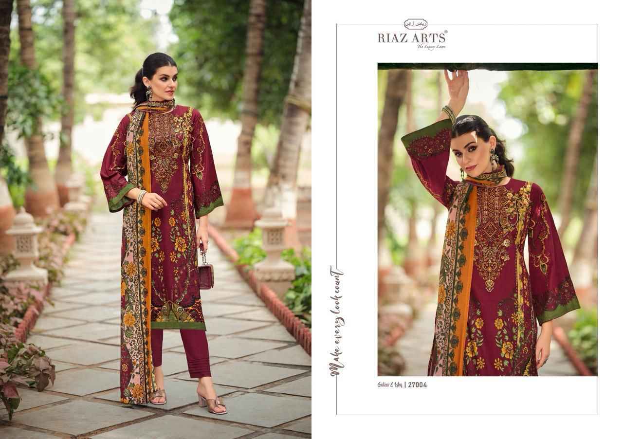 Riaz Arts Gulzar E Ishq Karachi Lawn Dress Material Wholesale Price ( 8 Pcs Catalog )