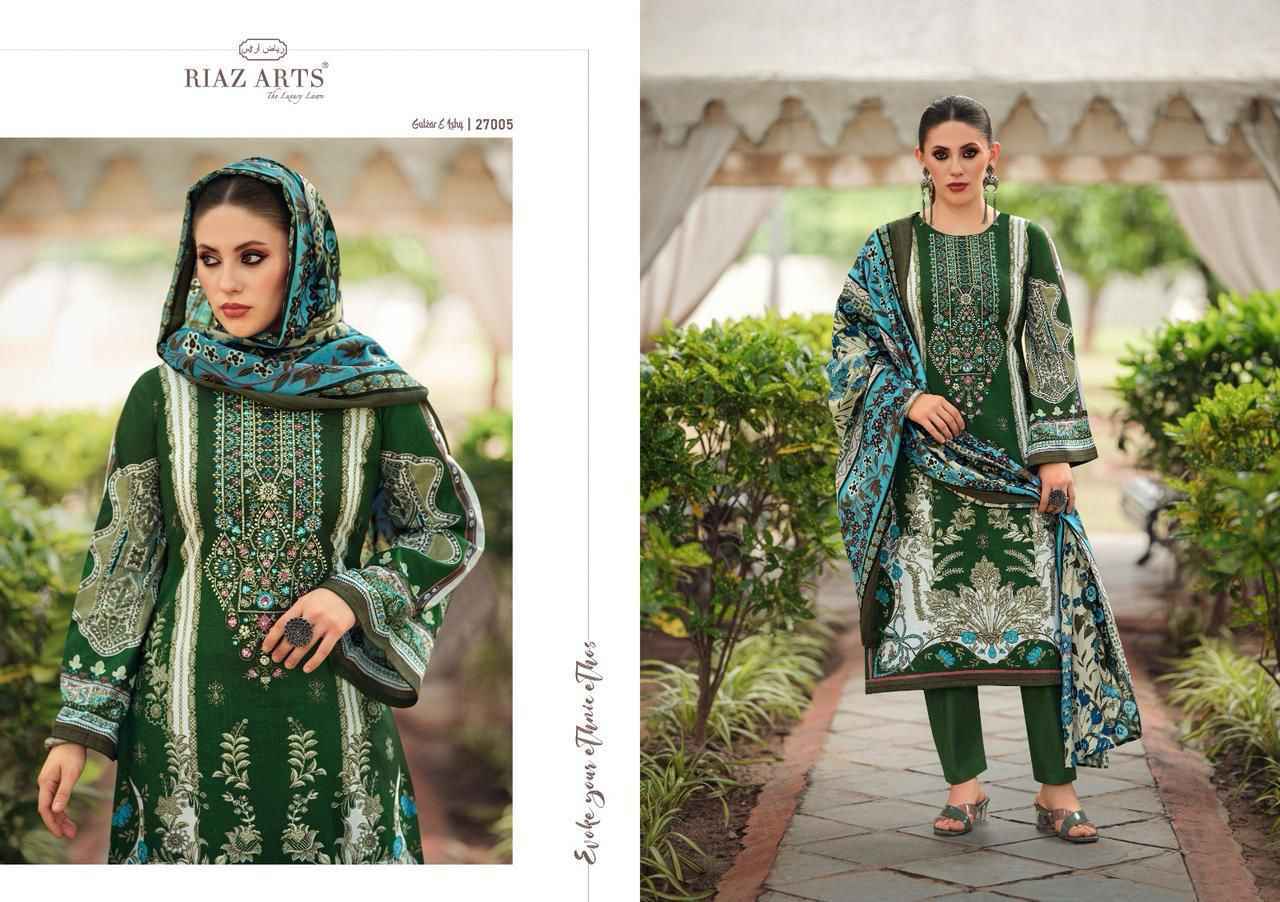 Riaz Arts Gulzar E Ishq Karachi Lawn Dress Material Wholesale Price ( 8 Pcs Catalog )