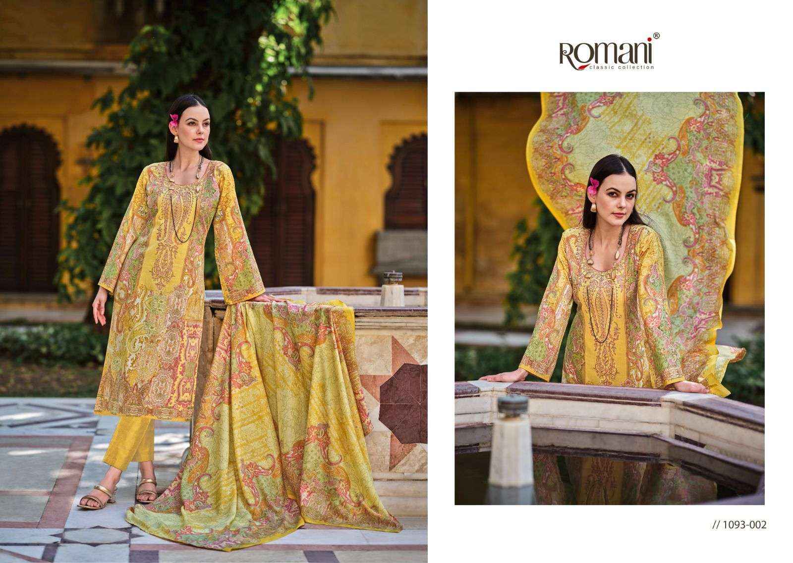 ROMANI AARZU VOL 10 WHOLESALE COTTON DRESS MATERIAL ( 10 PCS CATALOG )