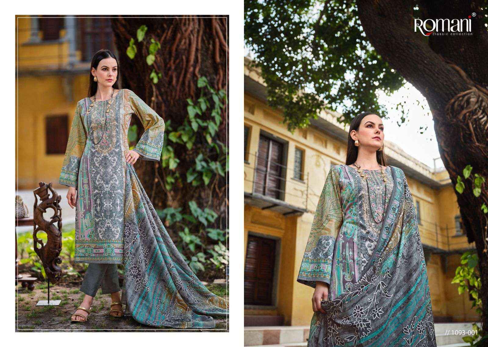 ROMANI AARZU VOL 10 WHOLESALE COTTON DRESS MATERIAL ( 10 PCS CATALOG )