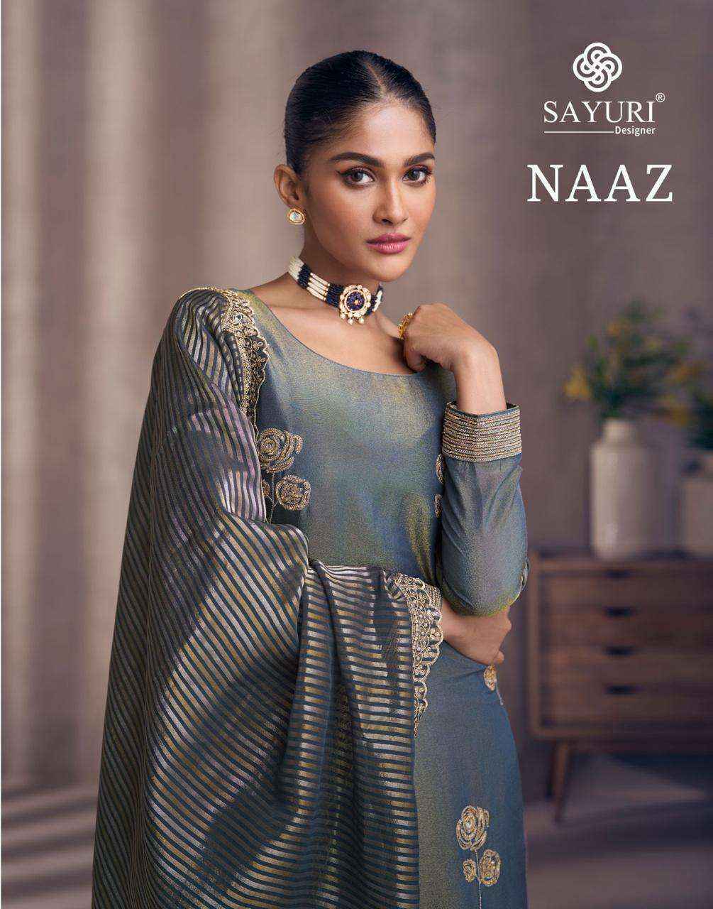 Sayuri Designer Naaz Readymade Simmer Silk Suit Wholesale Price ( 4 Pcs Catalog )