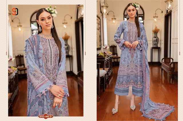 Shraddha Designer Bliss Vol 6 Lawn Cotton Dress Material Wholesale Price ( 4 Pcs Catalog )