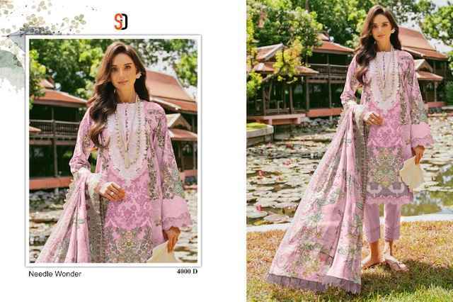 Shraddha Designer Needle Wonder Vol 4 Cotton Dress Material Wholesale Price ( 4 Pcs Catalog )