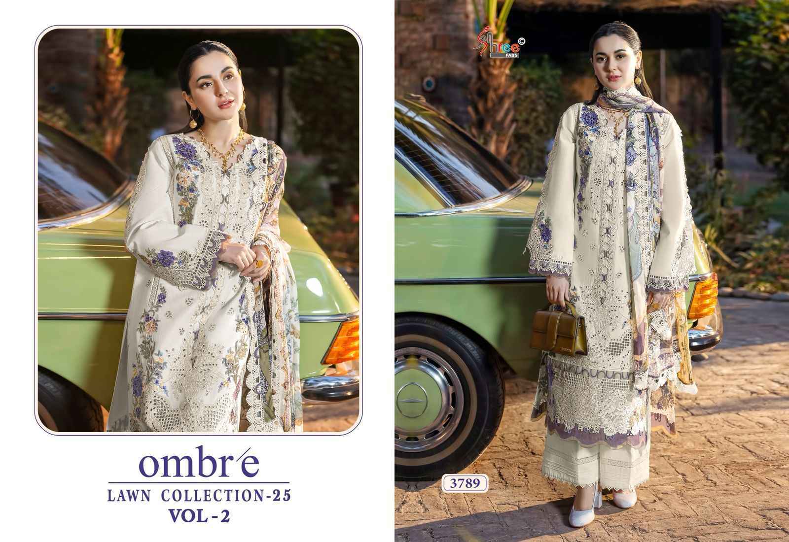 Shree Fabs Ombre 25 Vol 2 Cotton Dress Material Wholesale Price ( 3 Pcs Catalog )