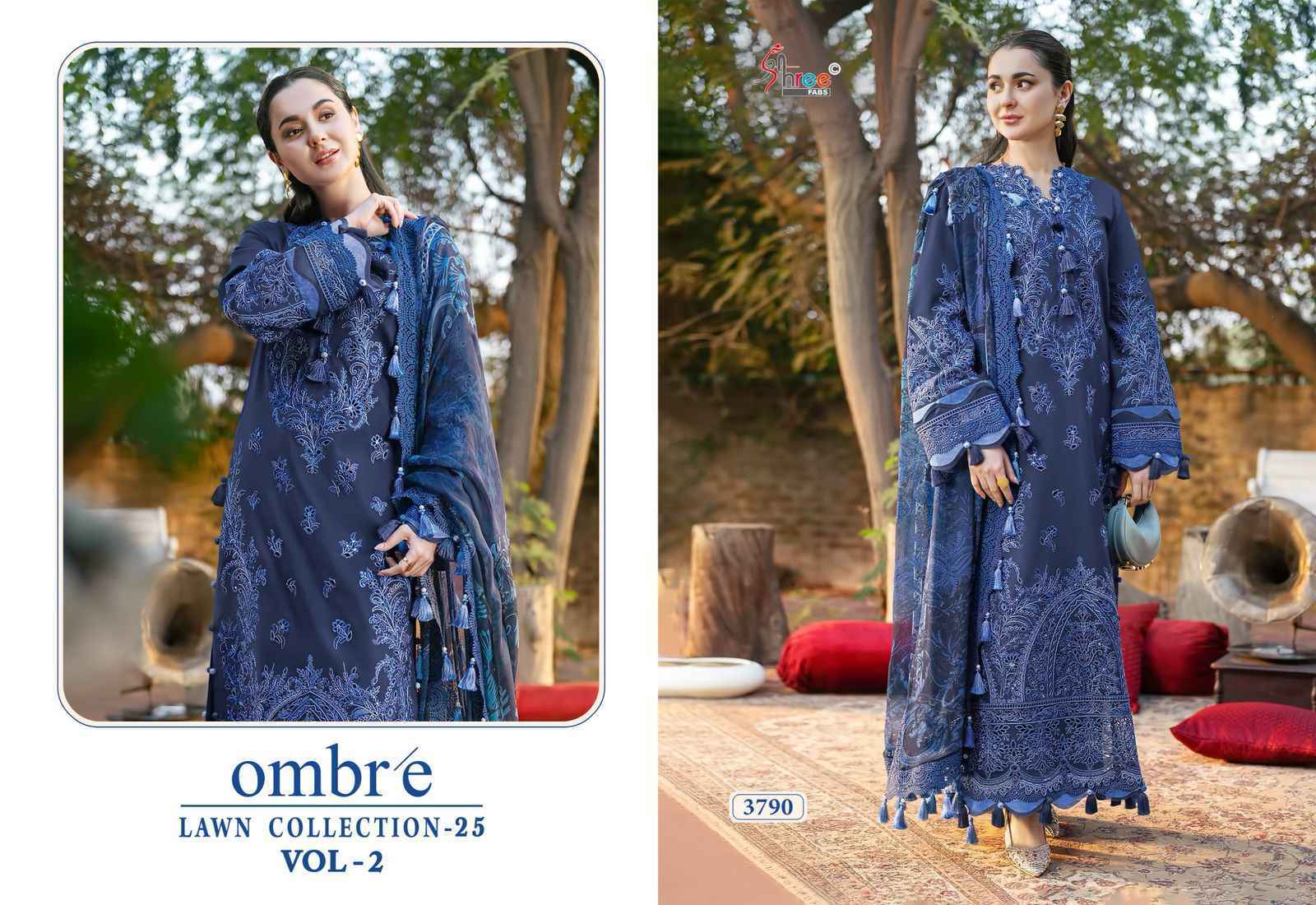 Shree Fabs Ombre 25 Vol 2 Cotton Dress Material Wholesale Price ( 3 Pcs Catalog )