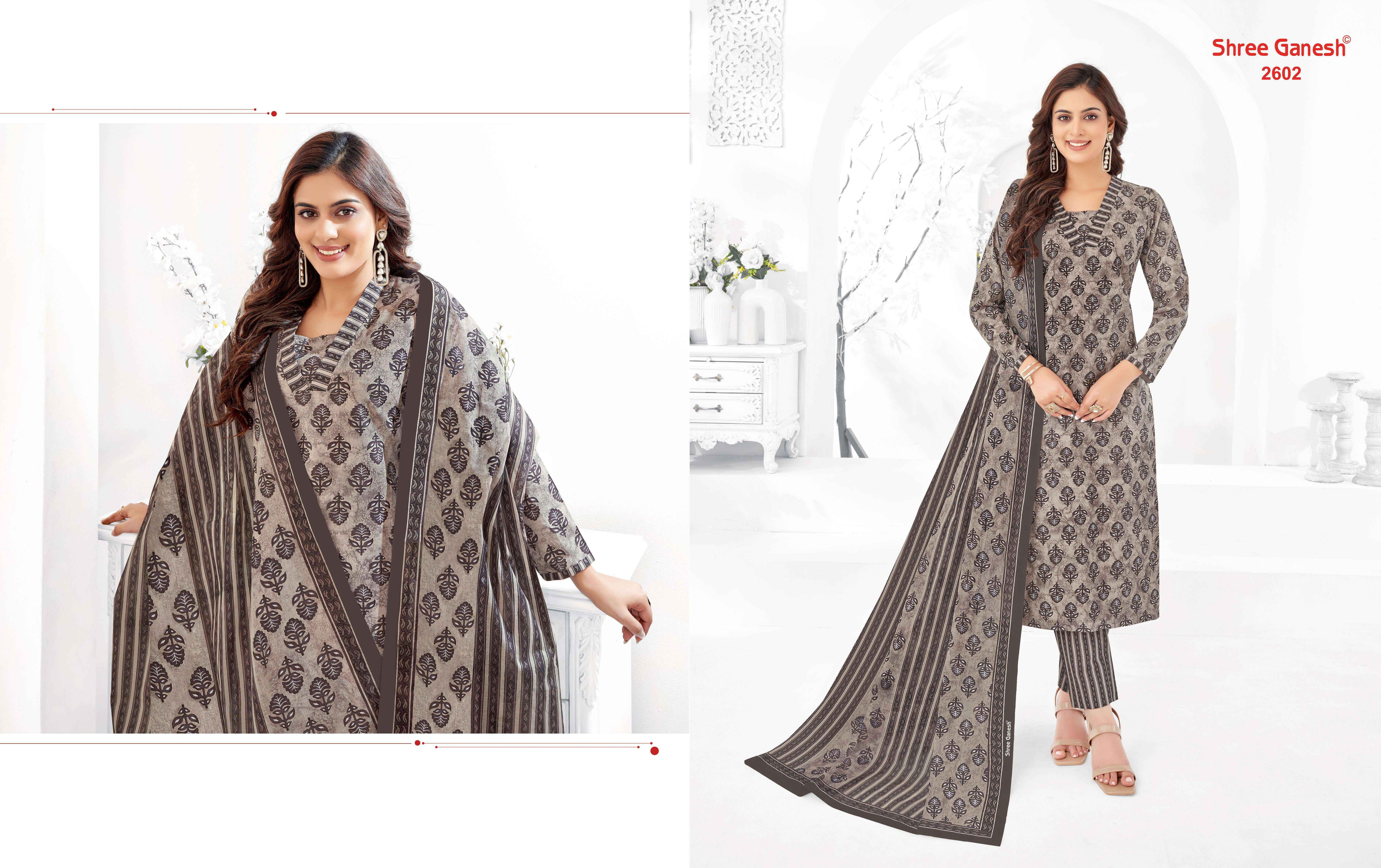 SHREE GANESH SAMAIYRA VOL 16 COTTON PRINTED SALWAR KAMEEZ WHOLESALE PRICE ( 6 PCS CATALOG )