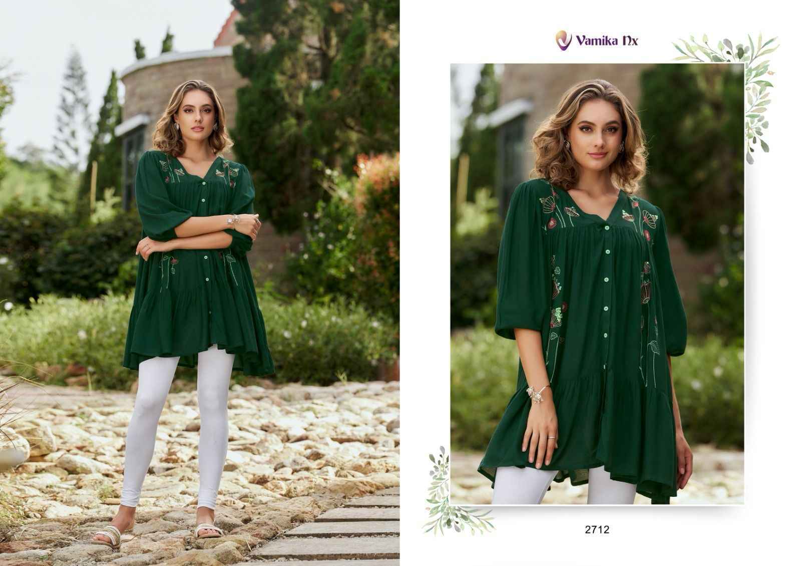 Vamika NX Rang Mahal Vol 3 Rayon Kurti Wholesale Price ( 5 Pcs Catalog )