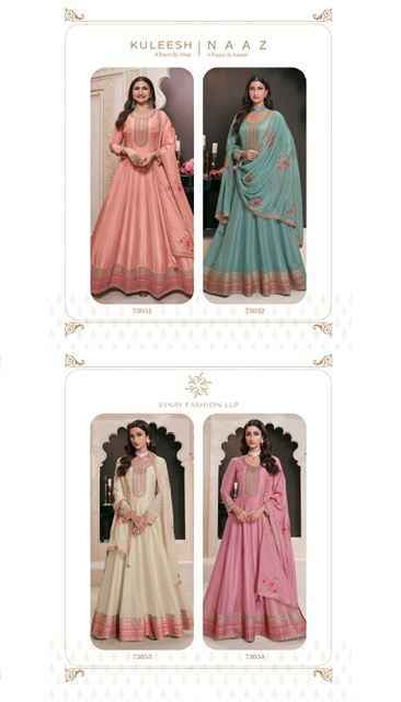 Vinay Kuleesh Naaz Moonga Silk Suit Wholesale Price ( 4 Pcs Catalog )