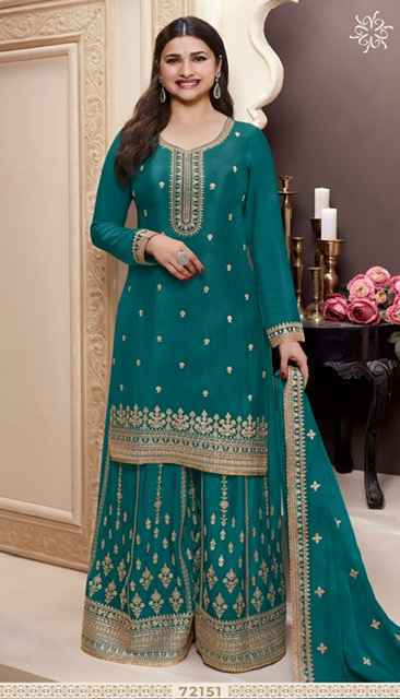 Vinay Kuleesh Shania Chinon Dress Material Wholesale price ( 4 Pcs Catalog )