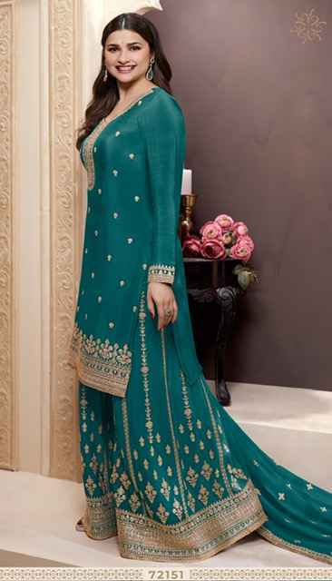 Vinay Kuleesh Shania Chinon Dress Material Wholesale price ( 4 Pcs Catalog )