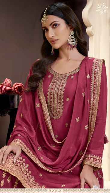 Vinay Kuleesh Shania Chinon Dress Material Wholesale price ( 4 Pcs Catalog )