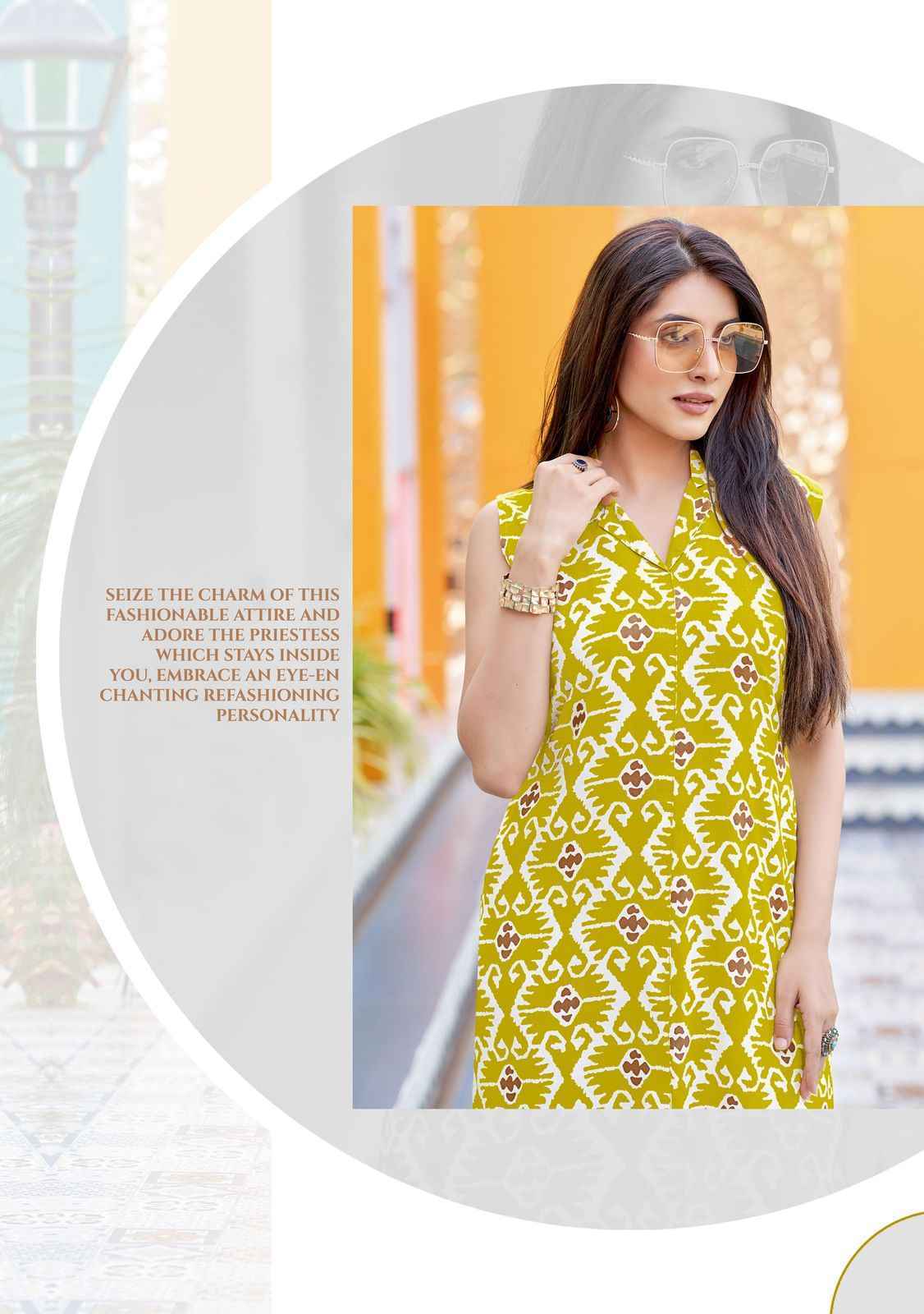 Wooglee Samiksha Rayon Kurti With Bottom Set Wholesale Price ( 6 Pcs Catalog )