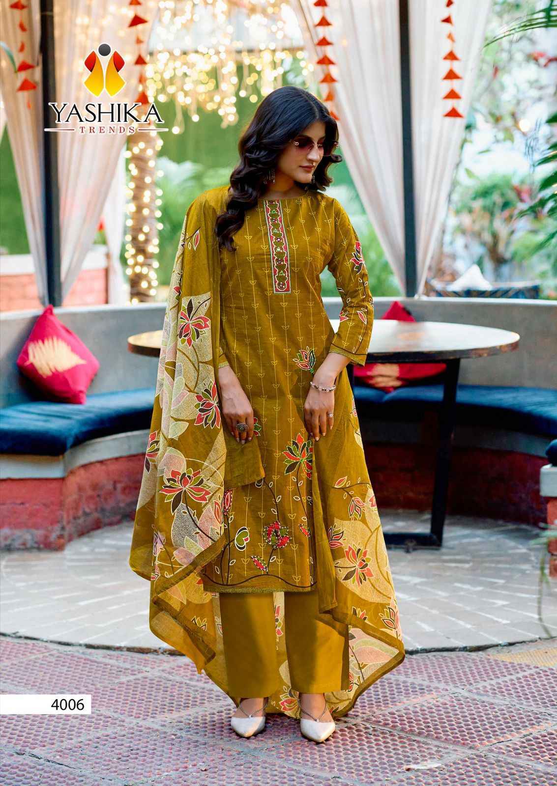 Yashika Trends Dua Vol 4 Cotton Dress Material Wholesale Price ( 8 Pcs Catalog )